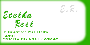 etelka reil business card
